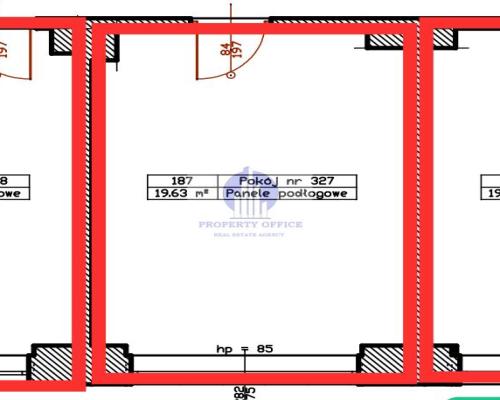 Mokotów: lokal biurowy 58,11m2 na wynajem