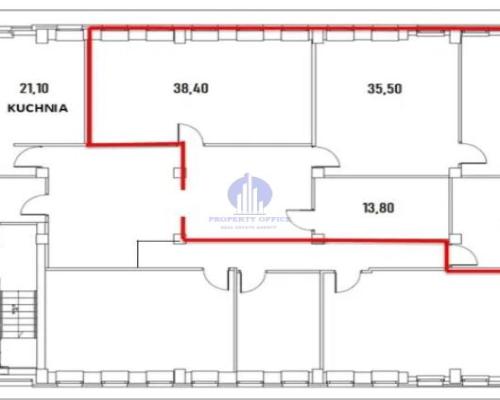 Mokotów: lokal biurowy 193,50 m2 na wynajem