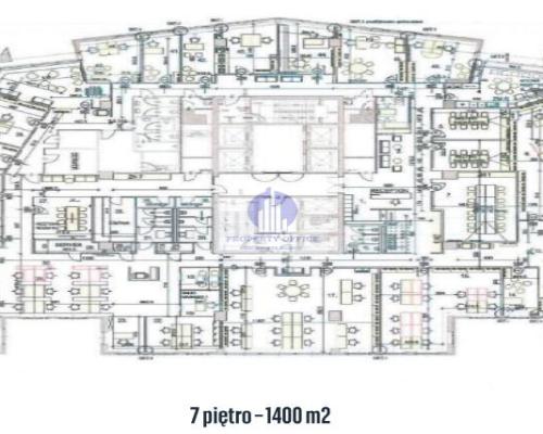 Śródmieście: lokal biurowy 1400m2 na wynajem