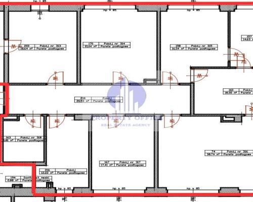 Mokotów: lokal biurowy 203,12m2 wynajem