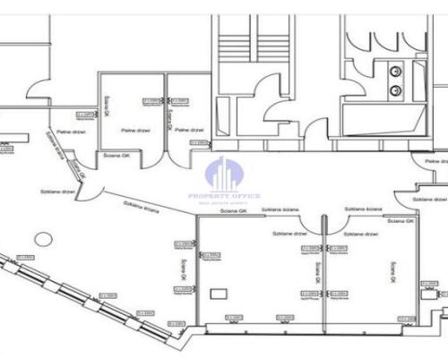 Śródmieście: lokal biurowy 221,21 m2 do wynajęcia