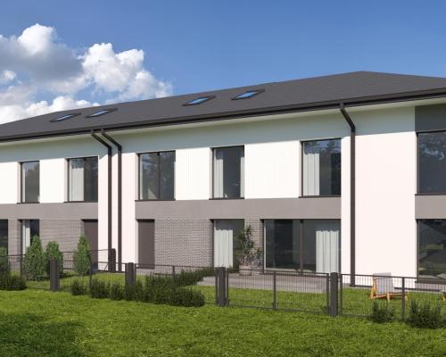 Atrakcyjny dom 1/2 bliźniaka o powierzchni całkowitej 257m2 m z ogródkiem o powierzchni ok 440m2 i garażem w Wawrze osiedle- LA