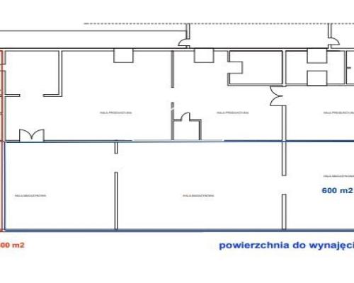 Powierzchnia produkcyjno-magazynowa 650 m2