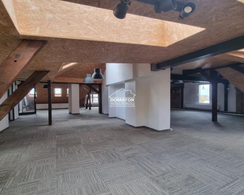 Loftowe poddasze usługowe na wynajem .