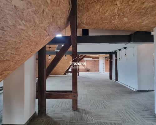 Loftowe poddasze usługowe na wynajem .