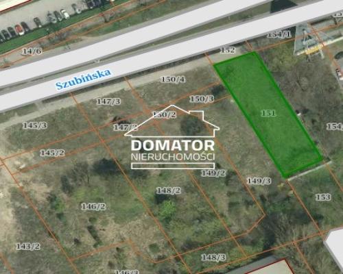 Działka uslugowa z gotowym projektem