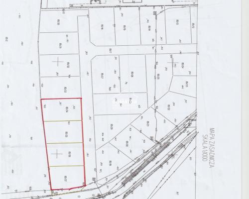 Działki ok. 800 m2 Strzelewo