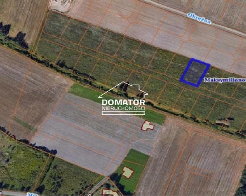 Działka budowlana, 1005 m2, Maksymilianowo
