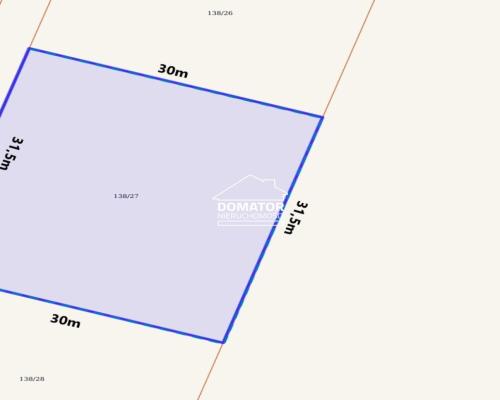 DZIAŁKA 952M Z GOTOWYM PROJEKTEM