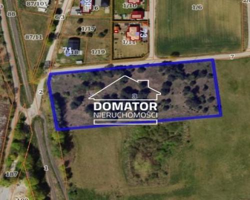 Działka usługowa przy ulicy BoWiD