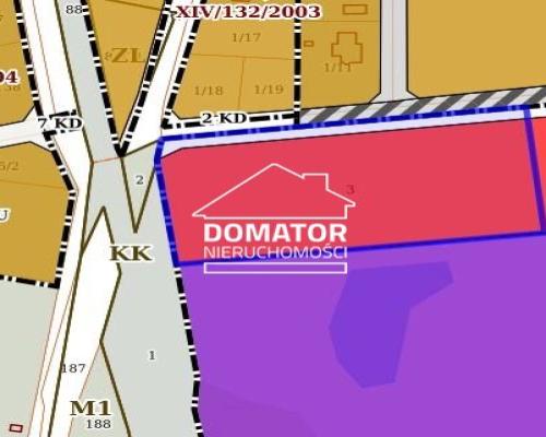 Działka usługowa przy ulicy BoWiD