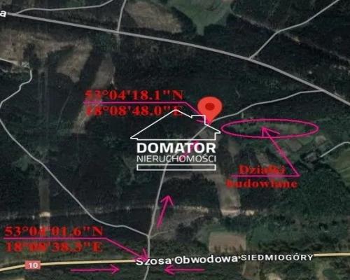 Sprzedam podmiejskie działki budowlane w lesie - zabudowa jednorodzinna, usługi, drobna wytwórczość - Gmina Solec Kujaws