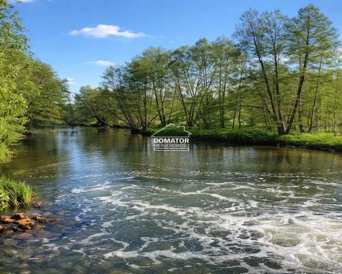 Działka budowlana 7600 m² nad rzeką Brdą.