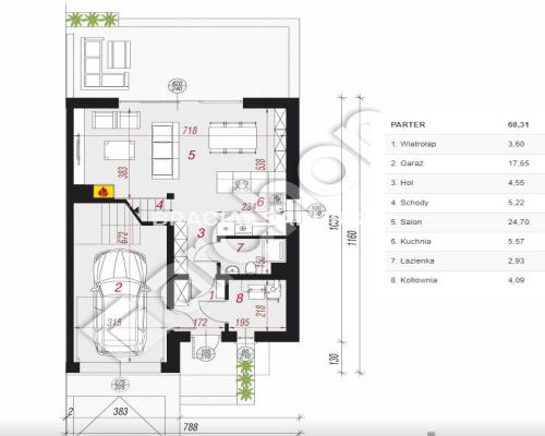 Dębniki- nowe domy w zabudowie blizniaczej