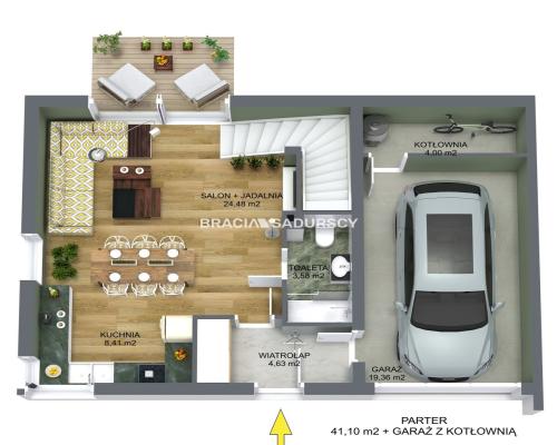 Michałowice - osiedle bliźniaków 132 m2 z garażem!