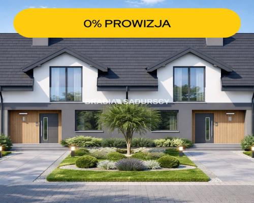 Domy w zabudowie bliźniaczej Trąbki piękna działka