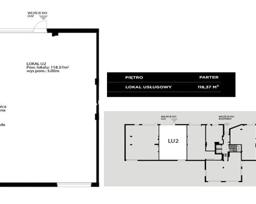 Parter + witryna + miejsce postojowe – nowe lokale