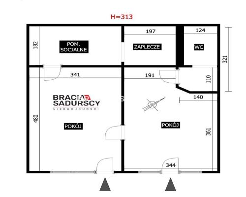 Lokal usługowy obok pl. Bieńczyckiego, parter, 45m