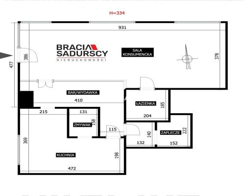 gotowy lokal gastronomiczny, ul. Borkowska, Kliny