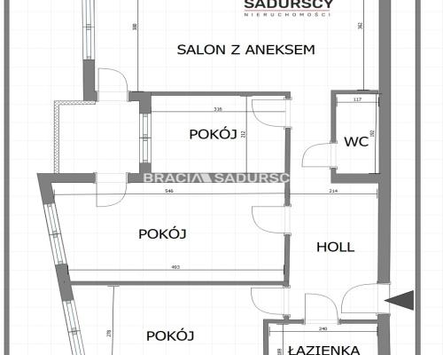 4 pok o fajnym układzie ul. Wrobela.