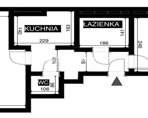 2pok 43 m2 +atresole 20 min spacerem od Rynku