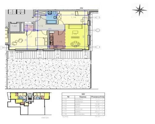 Mieszkanie z Imponującą Wysokością Pomieszczeń!