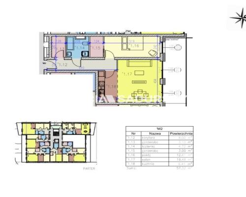 Mieszkanie z Imponującą Wysokością Pomieszczeń!