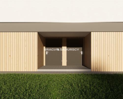 3pok.65m2 dwupoziomowe/nowoczesna bryła budynku