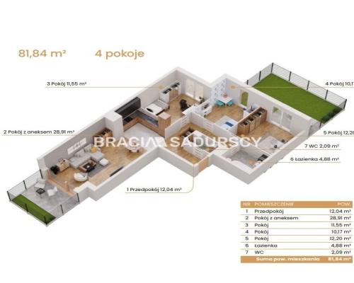 Katowice-mieszkania z widokiem na zieleń i miasto!