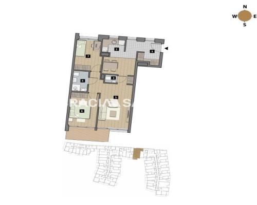 Dostępne mieszkania od 25m2 do 63m2. 
