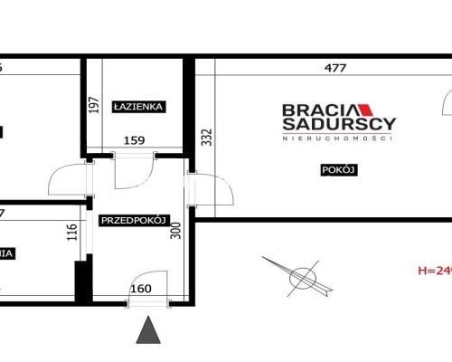 Blisko komunikacji/2 niezależne pokoje/duży balkon