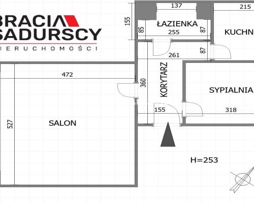 Centrum Skawiny: 2-pok., duży balkon, piwnica