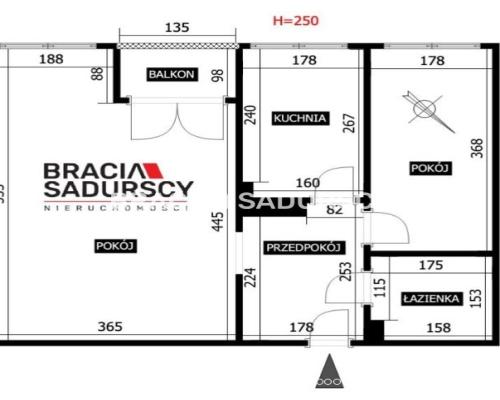2-pokoje os. Na Stoku -  jasna kuchnia, balkon