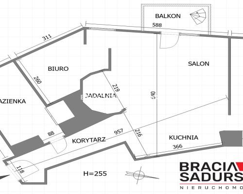 3-pok apartament na wynajem ul. Madalińskiego