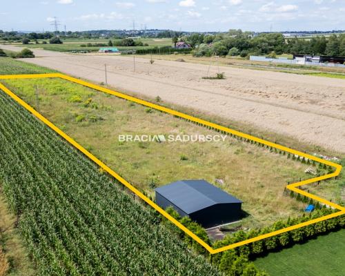 Ogrodzona działka 917m2 Glinik