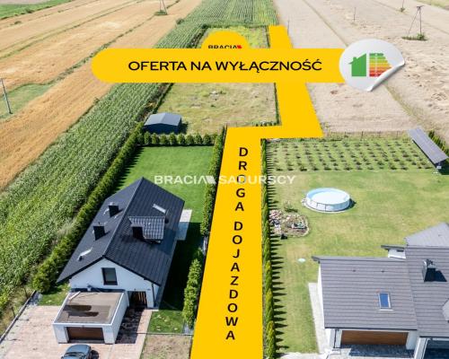 Ogrodzona działka 917m2 Glinik