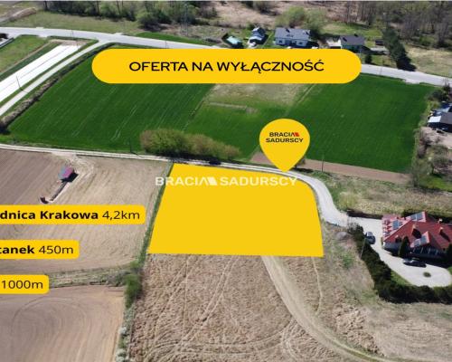 Wspaniała działka budowlana w Książniczkach 21,5a