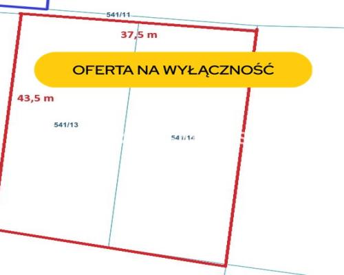 Działka budowlana Krzyszkowice 17 arów