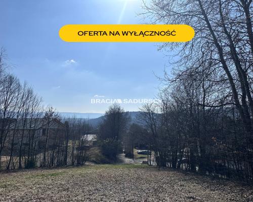 Pcim - Przepiękna widokowa działka budowlana 14 ar