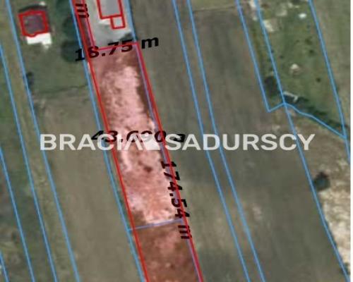 Działka z projektem na 5 bliźniaków