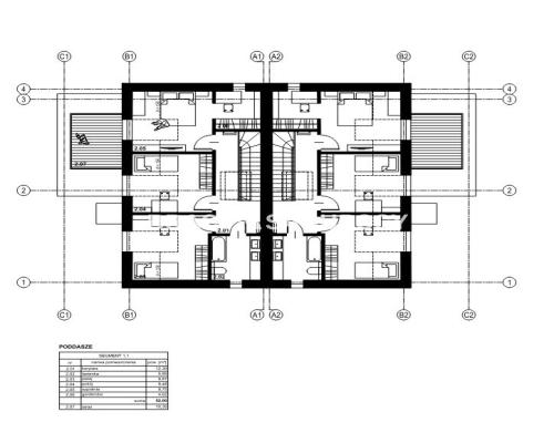 Działka z projektem na 5 bliźniaków