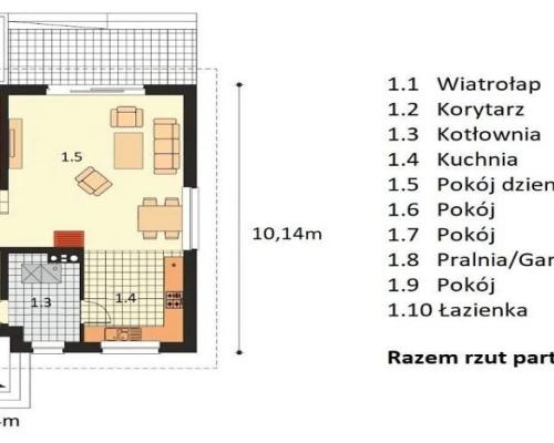 Dom  stan surowy w Okuniowcu k. Suwałk