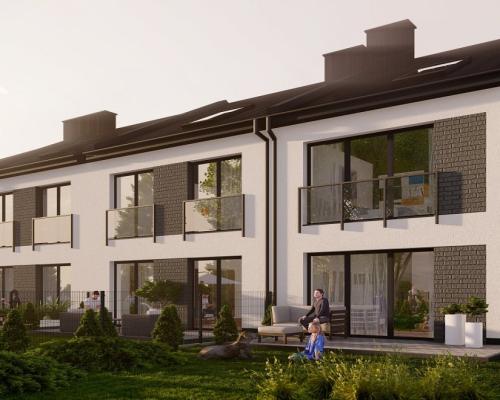 Szeregówka z garażem