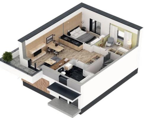 Mieszkanie z ogródkiem -bezczynszowe .