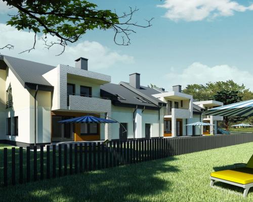 Nowoczesne domy szeregowe na sprzedaż