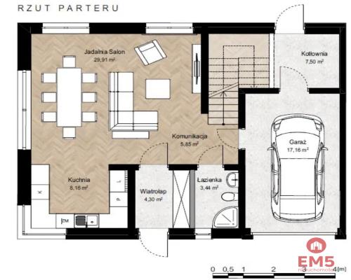 Bliźniak 10 minut od miasta.