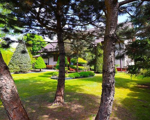 Dom z dużym ogrodem