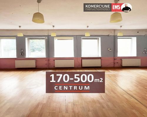 Powierzchnie do 500 m2 w centrum