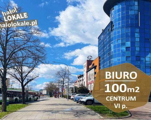 Biuro z widokiem na panoramę miasta