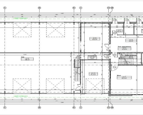 Hala z zapleczem biurowo-socjalnym, 570 m2